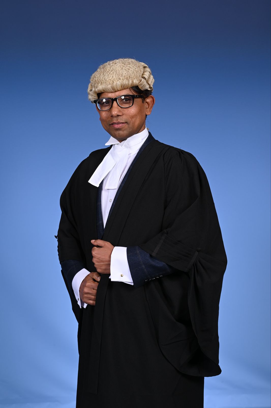 Kazi M. A. Anowar in barrister attire
